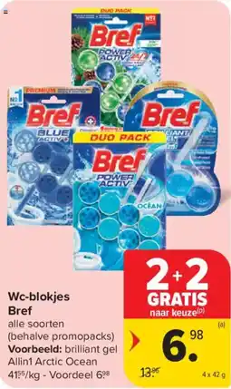 Carrefour Market WC-blokjes Bref aanbieding