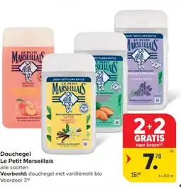 Carrefour Market Douchegel le petit marseillais aanbieding