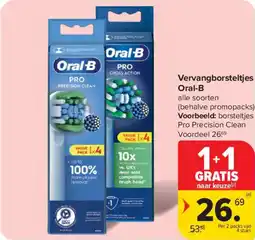 Carrefour Market Oral B Vervangborsteltjes aanbieding