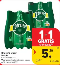 Carrefour Market Bruisend water Perrier aanbieding
