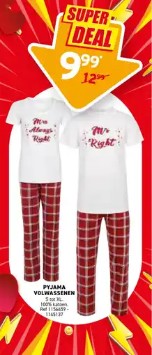 Trafic Pyjama volwassenen aanbieding