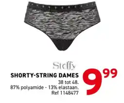 Trafic Steffy shorty-string dames aanbieding
