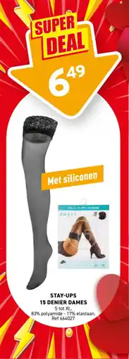 Trafic Stay-ups 15 denier dames aanbieding