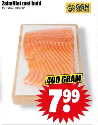 Dirk NL Zalmfilet met huid aanbieding
