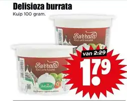 Dirk Delisioza burrata aanbieding