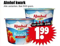 Dirk Almhof kwark aanbieding
