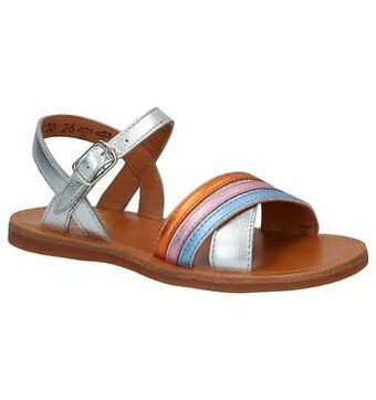 Torfs Pom d&aposApi Plaguette Lili Zilveren Sandalen aanbieding