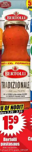 Dirk Bertolli pastasaus aanbieding