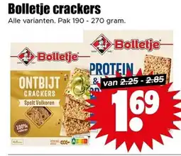 Dirk Bolletje crackers aanbieding