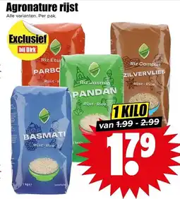 Dirk Agronature rijst aanbieding