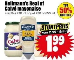 Dirk Hellmann's Real of Calvé mayonaise aanbieding