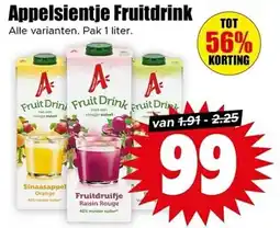 Dirk Appelsientje Fruitdrink aanbieding