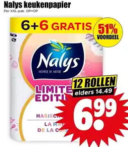 Dirk Nalys keukenpapier aanbieding