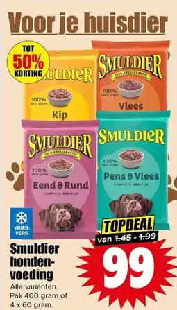 Dirk Smuldier hondenvoeding aanbieding