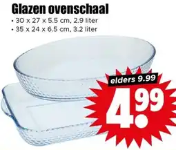 Dirk Glazen ovenschaal aanbieding