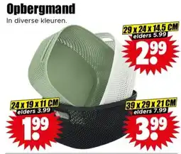 Dirk Opbergmand aanbieding