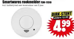 Dirk Smartwares rookmelder FSM-11510 aanbieding