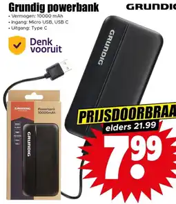 Dirk Grundig powerbank aanbieding
