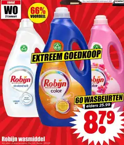 Dirk Robijn wasmiddel aanbieding