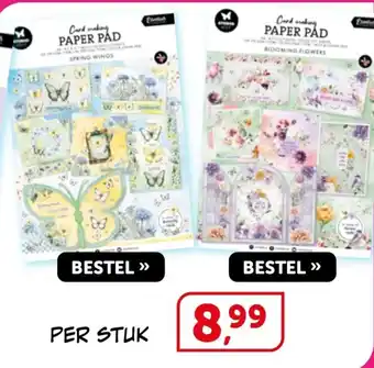 Boekenvoordeel Card Making Paper pad aanbieding
