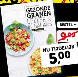 Boekenvoordeel Gezonde granen lekker & in balans aanbieding