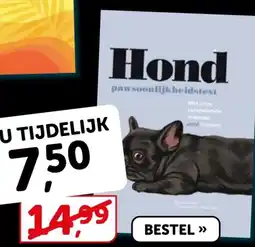Boekenvoordeel Hond pawsoonlijkheidstest aanbieding