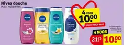 Kruidvat Nivea douche aanbieding