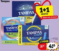 Kruidvat Tampax aanbieding
