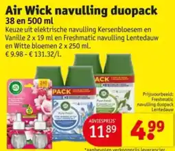 Kruidvat Air Wick navulling duopack aanbieding