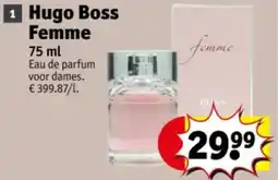 Kruidvat Hugo Boss Femme aanbieding