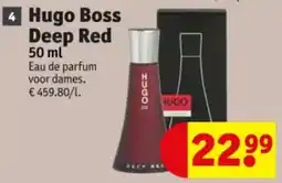 Kruidvat Hugo Boss Deep Red aanbieding