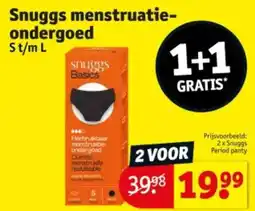 Kruidvat Snuggs menstruatie ondergoed aanbieding