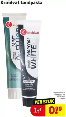 Kruidvat Kruidvat tandpasta aanbieding