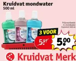 Kruidvat Kruidvat mondwater aanbieding