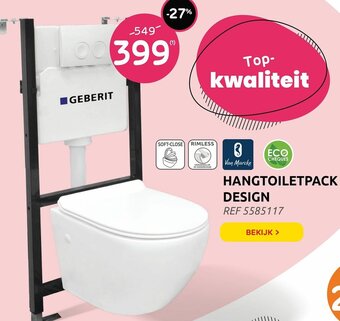 Brico Hangtoiletpack Design aanbieding