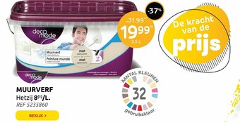 Brico Muurverf 2.5L aanbieding