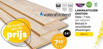 Brico Laminaatvloer Emotion aanbieding