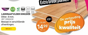 Brico Laminaatvloer Kingsize aanbieding