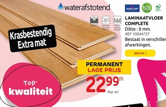 Brico Laminaatvloer Complete aanbieding