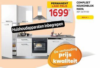 Brico Compleet Keukenblok Maya aanbieding