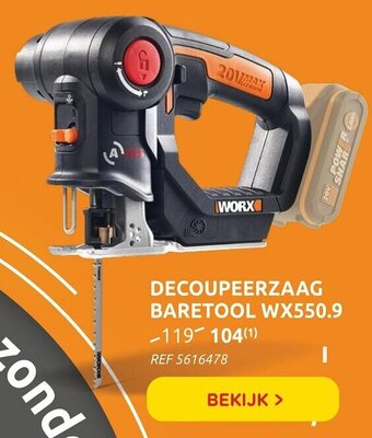 Brico Decoupeerzaag baretool WX550.9 aanbieding