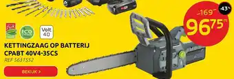 Brico Kettingzaag op Batterij CPABT 40V4-35CS aanbieding