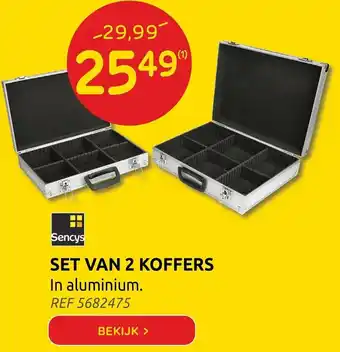 Brico Set van 2 Koffers aanbieding