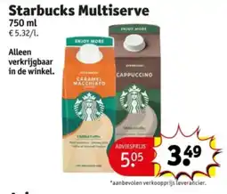 Kruidvat Starbucks multiserve aanbieding