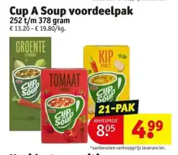 Kruidvat Cup a soup voordeelpak aanbieding