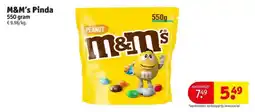 Kruidvat M&m's pinda aanbieding