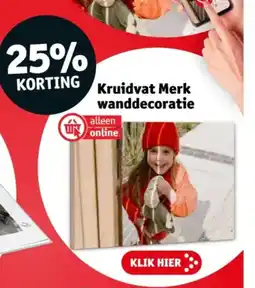 Kruidvat Kruidvat merk wanddecoratie aanbieding