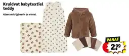 Kruidvat Kruidvat babytextiel teddy aanbieding
