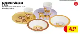 Kruidvat Kinderservies set aanbieding