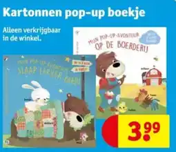Kruidvat Kartonnen pop-up boekje aanbieding